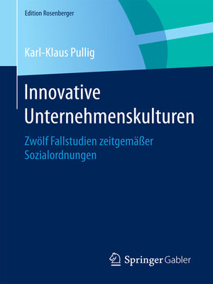 cover image of Innovative Unternehmenskulturen